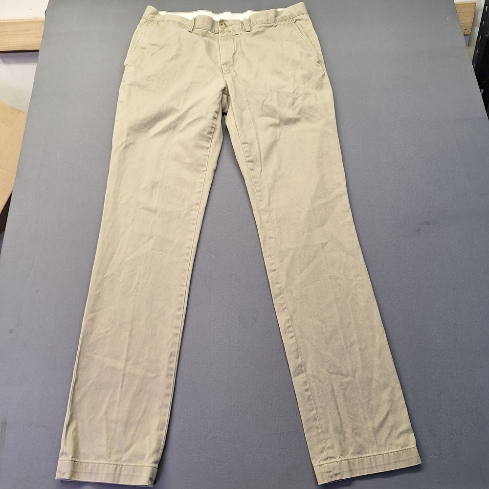 Polo Ralph Lauren Slim Fit Chinos Mens 34x34 Tan Khaki Cotton Twill Pants